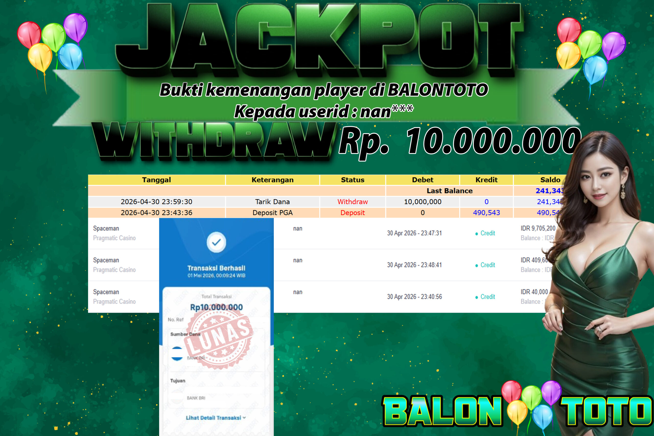 Prediksi BALONTOTO